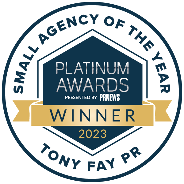 Tony Fay PR Small Agency of the Year